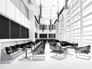 restaurant teahouse cafe drinks clubhouse 236 3D Model