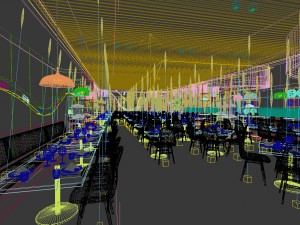 restaurant teahouse cafe drinks clubhouse 237 Model 3D