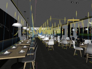 restaurant teahouse cafe drinks clubhouse 237 Model 3D