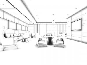 restaurant teahouse cafe drinks clubhouse 238 3D Model
