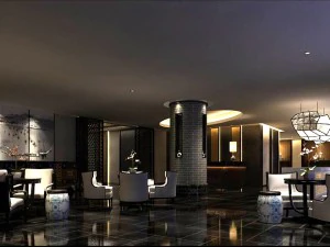 restoran kedai teh kafe minuman clubhouse 241 Model 3D