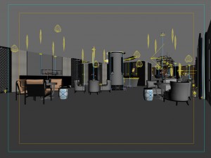 restaurant teahouse cafe drinks clubhouse 241 Modello 3D
