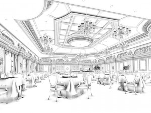 restaurant teahouse cafe drinks clubhouse 243 3D Model