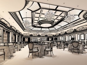 restaurant teahouse cafe drinks clubhouse 243 3D Model