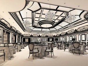 restaurant teahouse cafe drinks clubhouse 243 3D Model