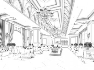 restaurant teahouse cafe drinks clubhouse 244 Modèle 3D