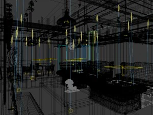 restaurant teahouse cafe drinks clubhouse 247 3D Model