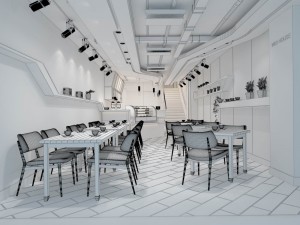 restaurant teahouse cafe drinks clubhouse 250 3D Model