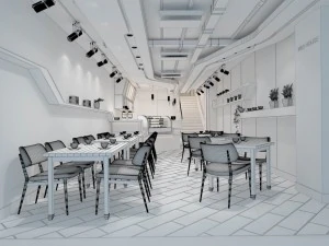 restaurant teahouse cafe drinks clubhouse 250 3D Model