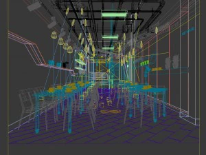 restaurant teahouse cafe drinks clubhouse 250 3D Model