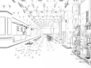 restaurant teahouse cafe drinks clubhouse 251 Model 3D