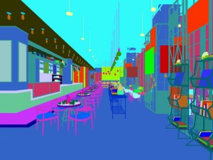 restaurant teahouse cafe drinks clubhouse 251 Model 3D