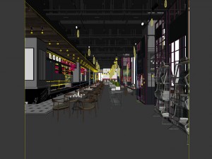 restaurant teahouse cafe drinks clubhouse 251 Model 3D