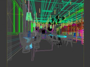 restaurant teahouse cafe drinks clubhouse 253 Modelo 3D