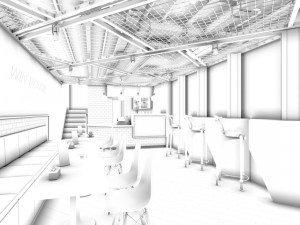restaurant teahouse cafe drinks clubhouse 254 3D Модель