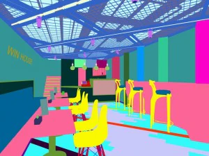 restaurant teahouse cafe drinks clubhouse 254 3D Model