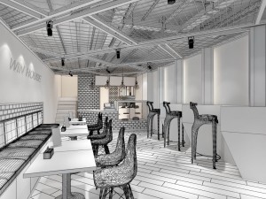 restaurant teahouse cafe drinks clubhouse 254 3D Модель