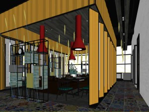 restaurant teahouse cafe drinks clubhouse 255 3D Model