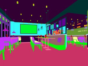 restaurant teahouse cafe drinks clubhouse 256 Modello 3D