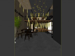 restaurant teahouse cafe drinks clubhouse 258 Model 3D