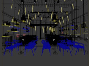 restaurant teahouse cafe drinks clubhouse 260 3D Model