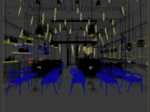 restaurant teahouse cafe drinks clubhouse 260 3D Model