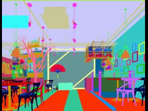 restaurant teahouse cafe drinks clubhouse 261 3D Модель