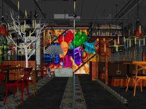 restaurant teahouse cafe drinks clubhouse 261 3D Модель