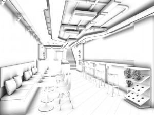 restaurant teahouse cafe drinks clubhouse 263 3D 모델