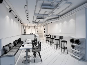 restaurant teahouse cafe drinks clubhouse 263 3D 모델
