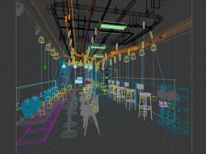 restaurant teahouse cafe drinks clubhouse 263 3D 모델