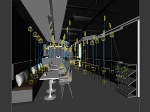 restaurant teahouse cafe drinks clubhouse 263 3D 모델