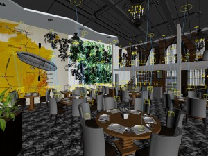 restaurant teahouse cafe drinks clubhouse 264 3D Model