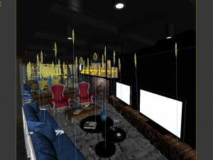 restaurant teahouse cafe drinks clubhouse 266 3D Model