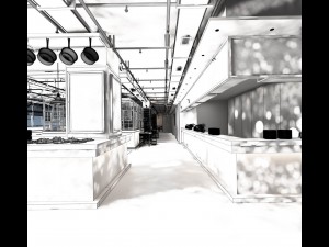 restaurant teahouse cafe drinks clubhouse 267 3D 모델