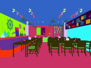 restaurant teahouse cafe drinks clubhouse 268 Modèle 3D