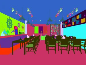restaurant teahouse cafe drinks clubhouse 268 3D Model