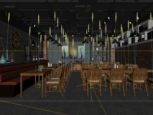 restaurant teahouse cafe drinks clubhouse 268 Modèle 3D