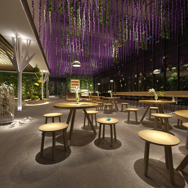 restaurant teahouse cafe drinks clubhouse 269 3D Model .c4d .max .obj .3ds .fbx .stl .blend