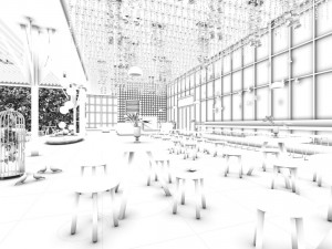 restaurant teahouse cafe drinks clubhouse 269 3D Model