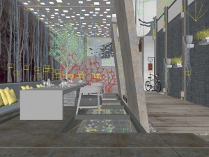 restaurant teahouse cafe drinks clubhouse 270 3D Model