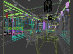 restaurant teahouse cafe drinks clubhouse 271 3D Model
