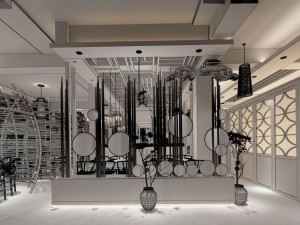 restaurant teahouse cafe drinks clubhouse 272 Modello 3D