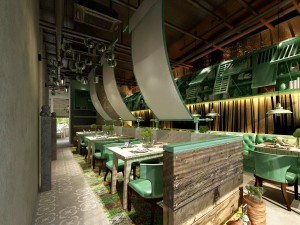 restaurant teahouse cafe drinks clubhouse 273 Modelo 3D