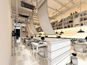 restaurant teahouse cafe drinks clubhouse 273 3D 模型