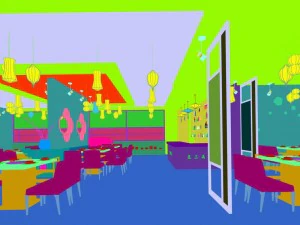 restaurant teahouse cafe drinks clubhouse 275 3D Model