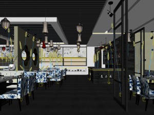 restaurant teahouse cafe drinks clubhouse 275 3D 모델