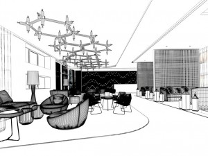 restaurant teahouse cafe drinks clubhouse 276 Model 3D