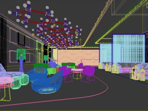 restaurant teahouse cafe drinks clubhouse 276 3D Model