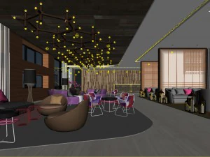 restaurant teahouse cafe drinks clubhouse 276 3D Model